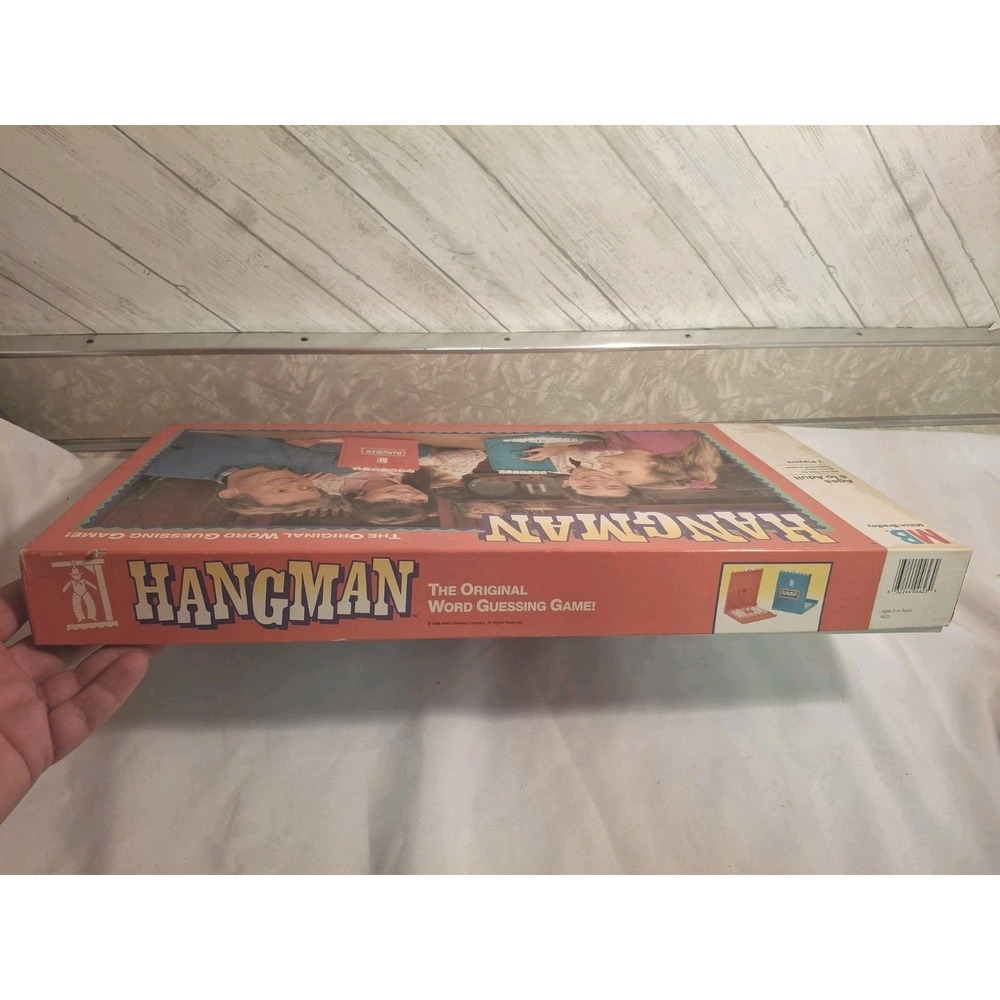 VINTAGE Hangman COMPLETE Milton Bradley 1988 Words Classic Game - Picture 9 of 10